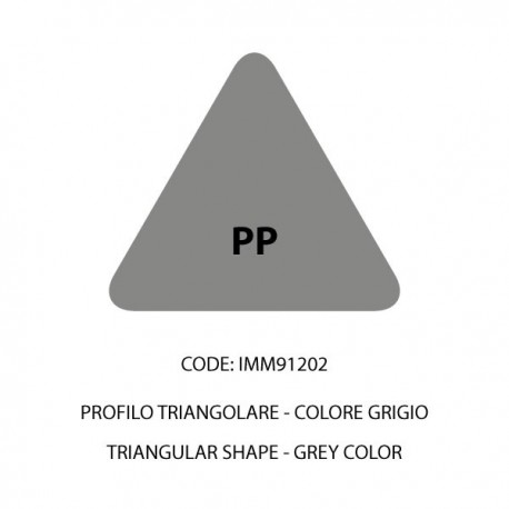 PP barra grigia triangolare