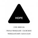 Confezione HDPE barra nera tri