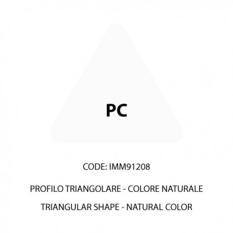 PC barra naturale triangolare