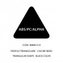 ABS/PC/ALPHA barra nera triangolare