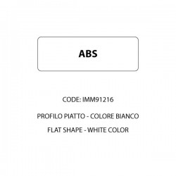 ABS barra bianca piatta