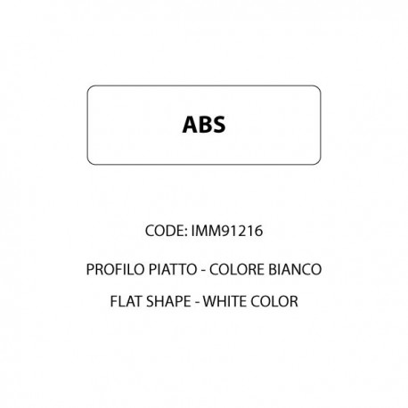 Confezione ABS barra bianca pi